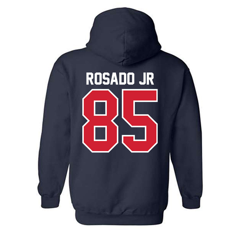 Robert Morris - NCAA Football : Justin Rosado Jr - Classic Shersey Hooded Sweatshirt-1