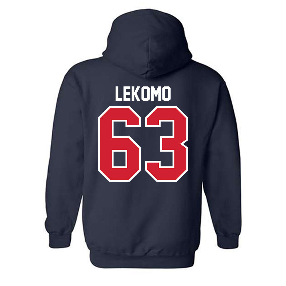 Robert Morris - NCAA Football : Yann Lekomo - Classic Shersey Hooded Sweatshirt