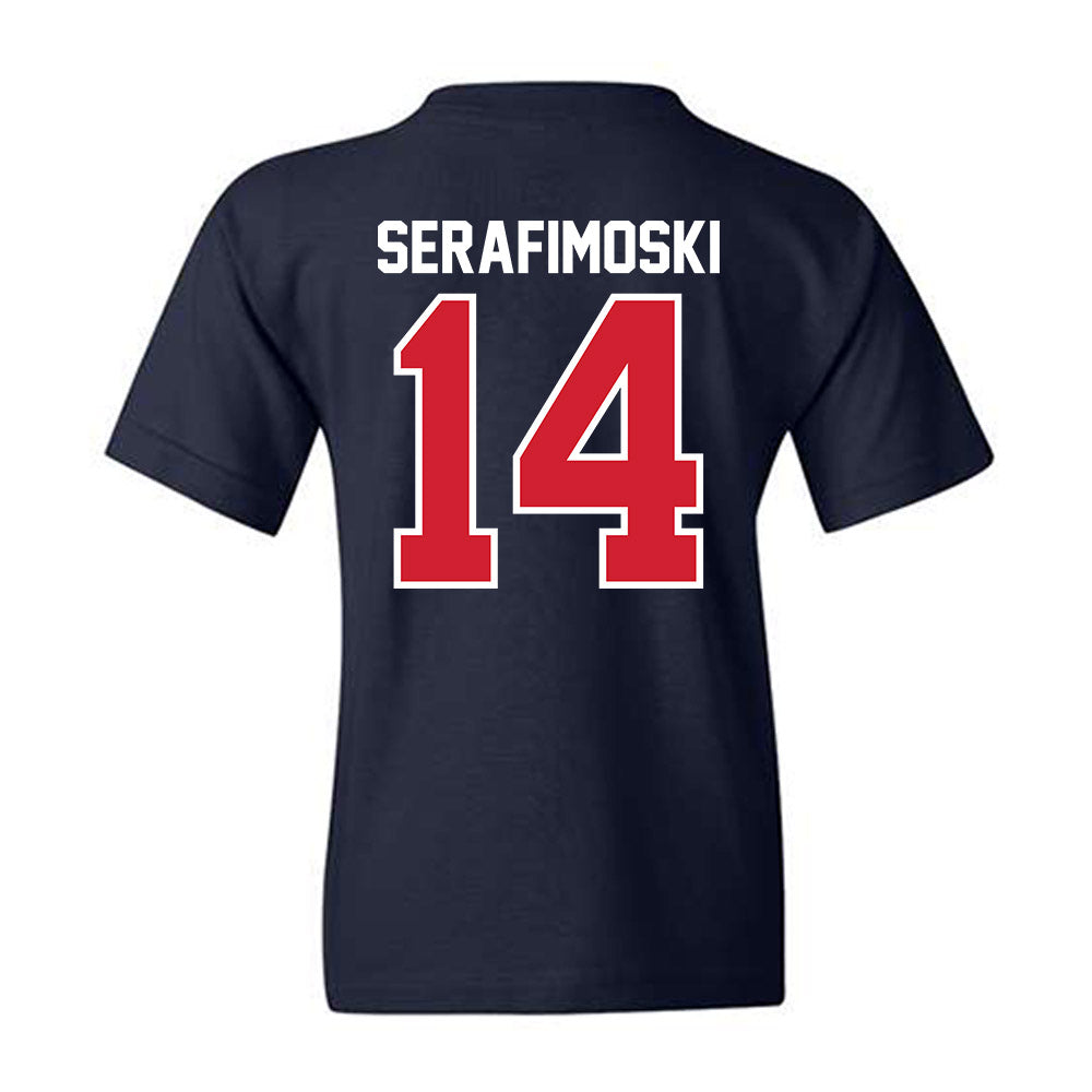 Robert Morris - NCAA Men's Basketball : Vasilije Serafimoski - Classic Shersey Youth T-Shirt-1