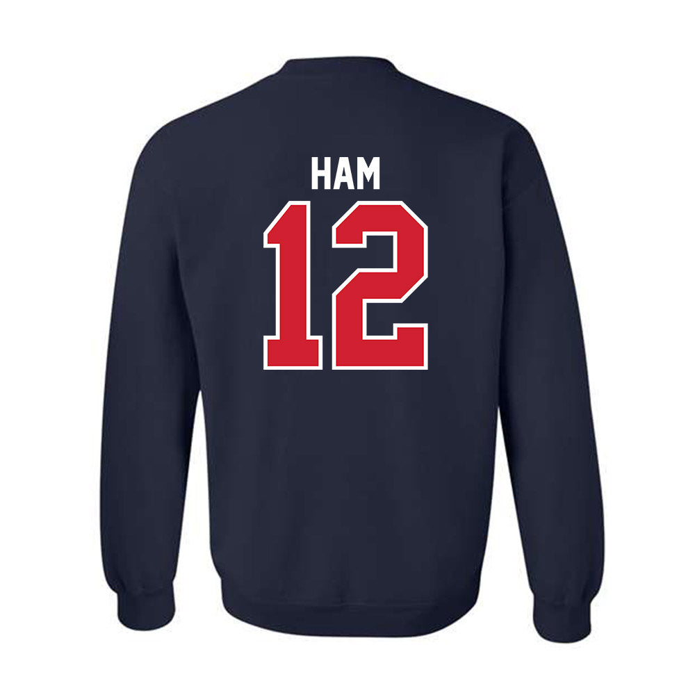Robert Morris - NCAA Women's Ice Hockey : Ashlyn Ham - Classic Shersey Crewneck Sweatshirt-1