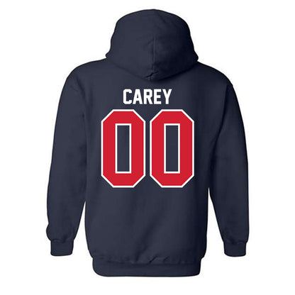 Robert Morris - NCAA Football : Ryan Carey - Classic Shersey Hooded Sweatshirt-1