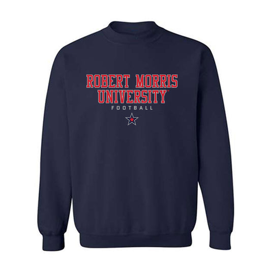 Robert Morris - NCAA Football : Steven Earnest - Classic Shersey Crewneck Sweatshirt-0