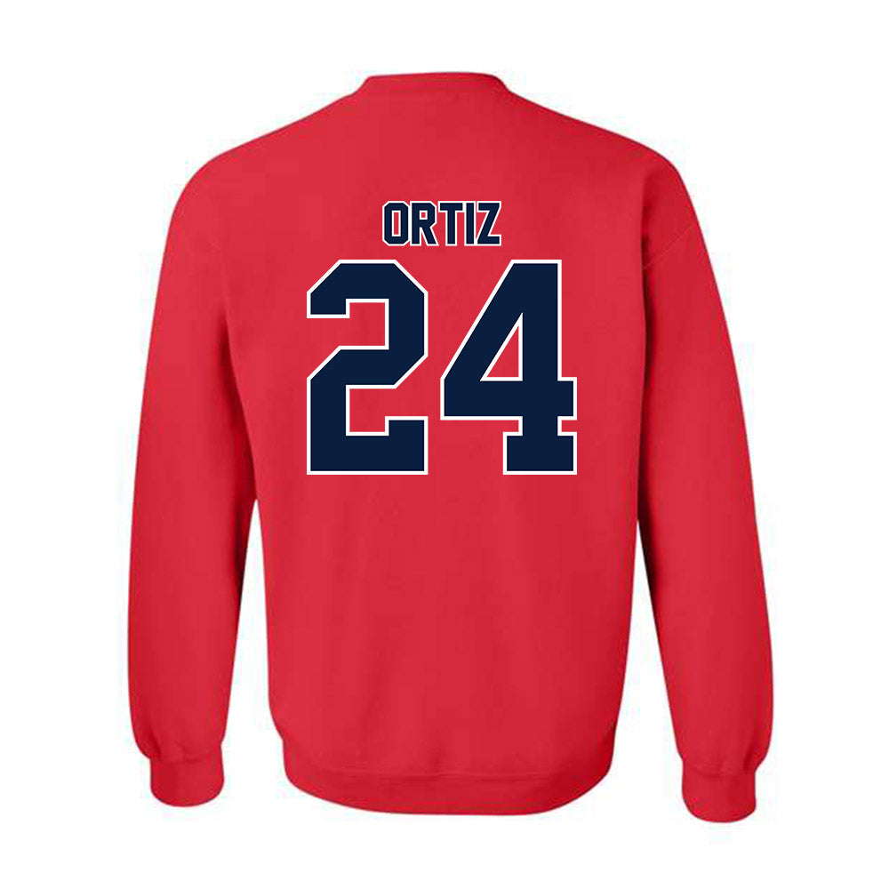 Robert Morris - NCAA Football : Jamiel Ortiz - Classic Shersey Crewneck Sweatshirt-1