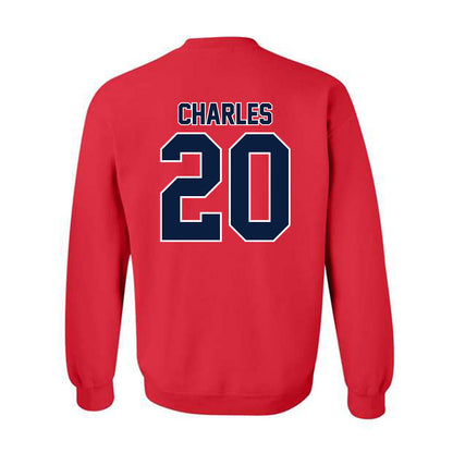 Robert Morris - NCAA Football : Shawn Charles - Classic Shersey Crewneck Sweatshirt-1