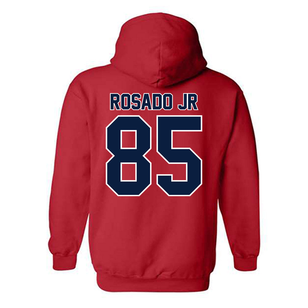 Robert Morris - NCAA Football : Justin Rosado Jr - Classic Shersey Hooded Sweatshirt-1
