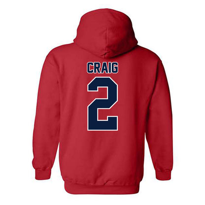 Robert Morris - NCAA Men's Ice Hockey : Michael Craig - Classic Shersey Hooded Sweatshirt-1