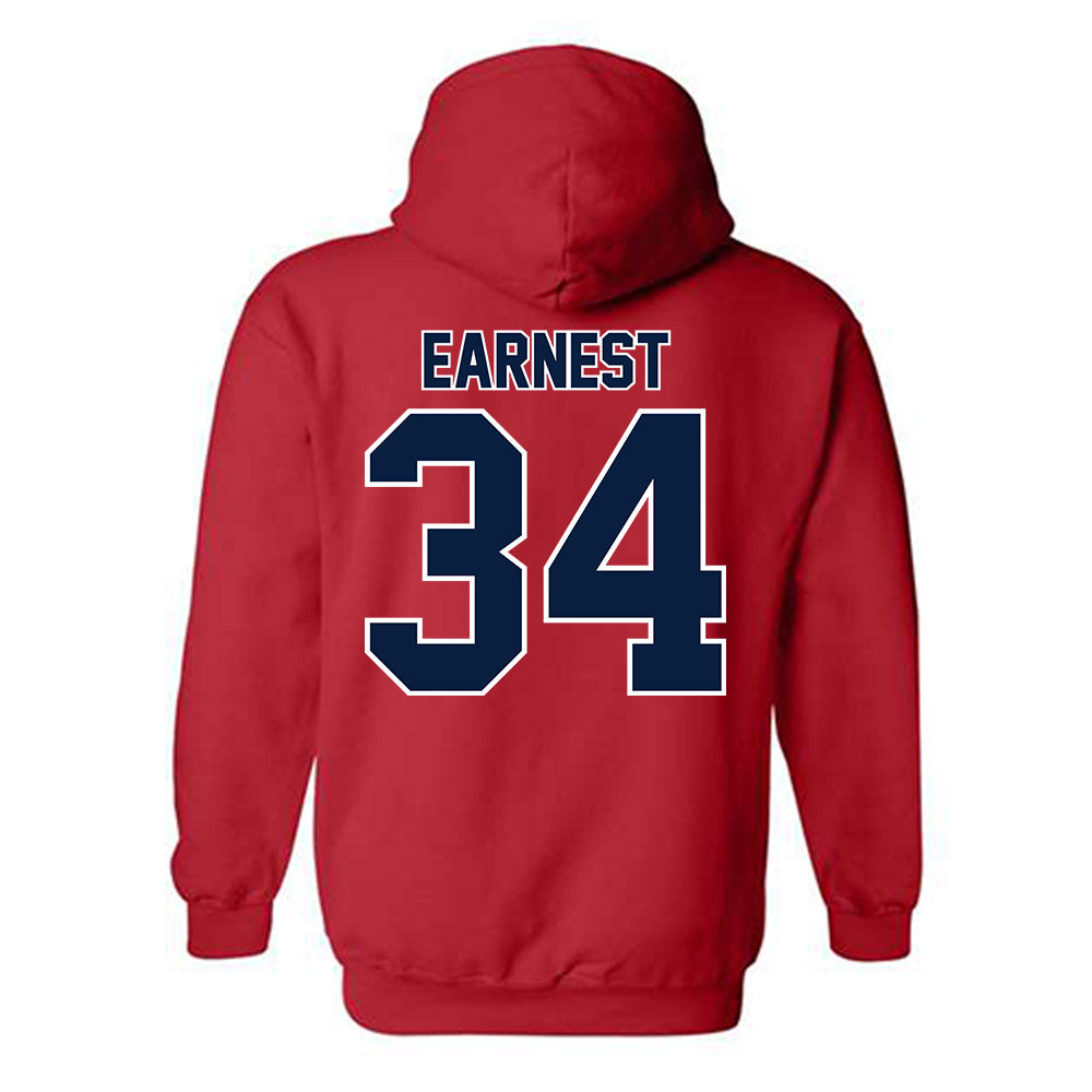 Robert Morris - NCAA Football : Steven Earnest - Classic Shersey Hooded Sweatshirt-1