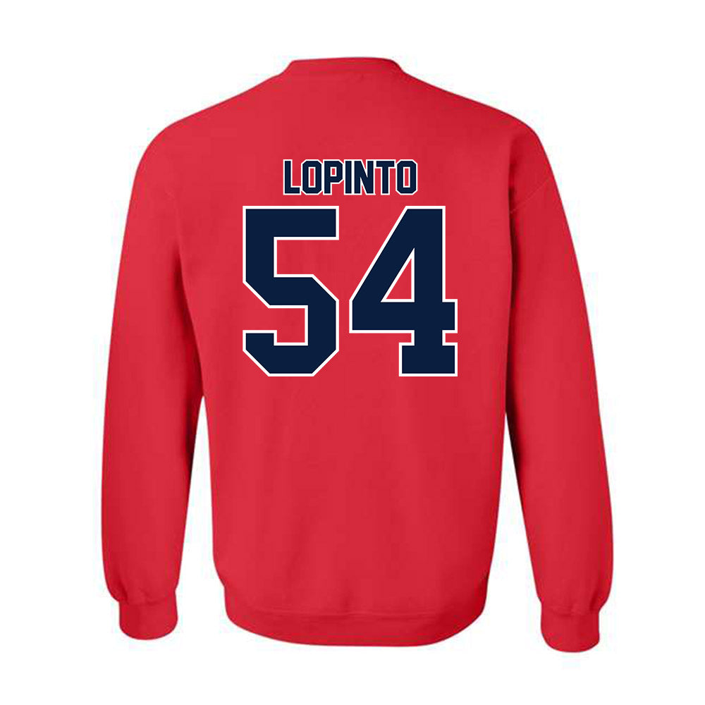 Robert Morris - NCAA Football : Jake Lopinto - Classic Shersey Crewneck Sweatshirt-1