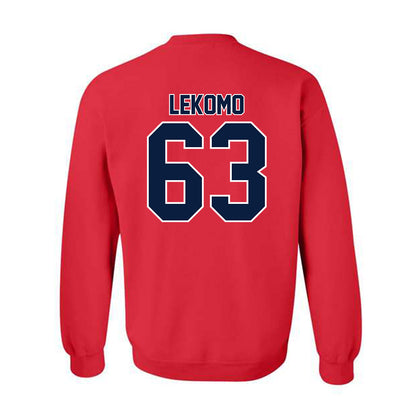Robert Morris - NCAA Football : Yann Lekomo - Classic Shersey Crewneck Sweatshirt-1