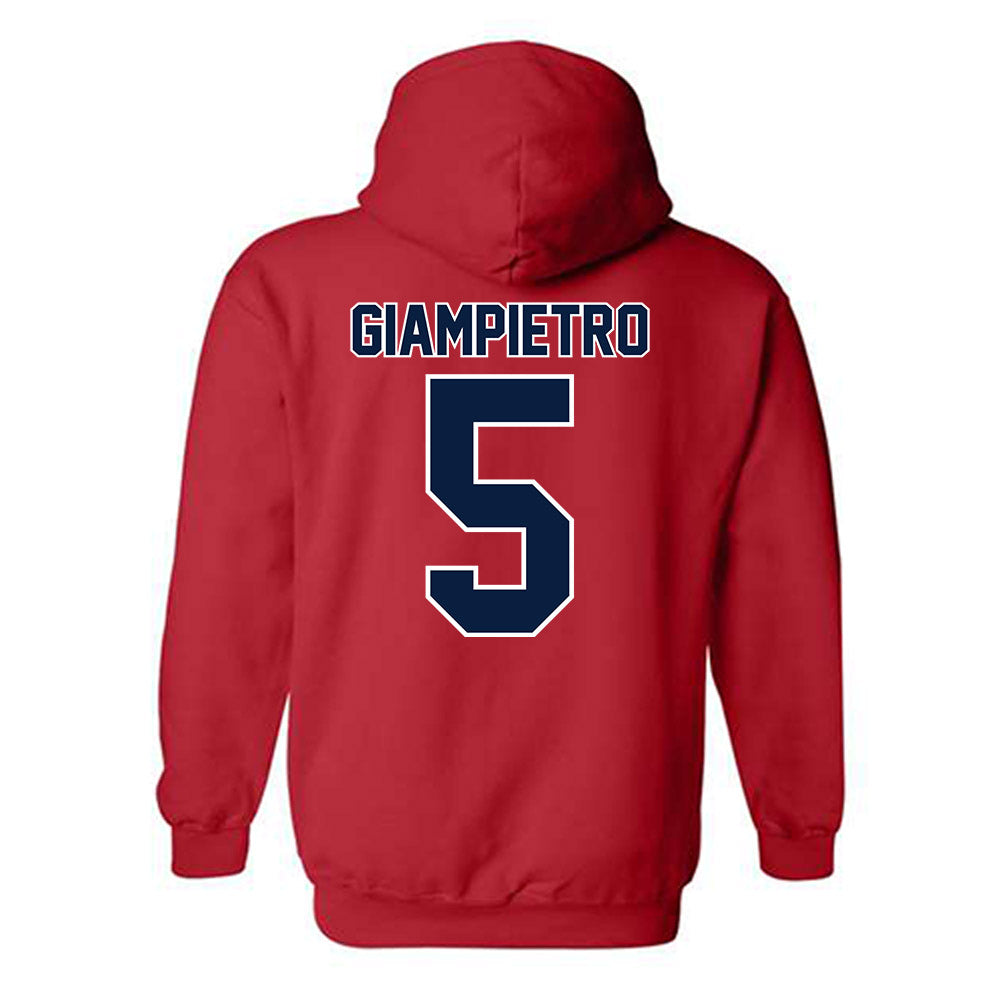 Robert Morris - NCAA Women's Ice Hockey : Alaina Giampietro - Classic Shersey Hooded Sweatshirt-1