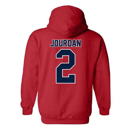Robert Morris - NCAA Women's Volleyball : Jocelyn Jourdan - Classic Shersey Hooded Sweatshirt-1