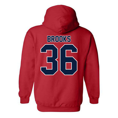 Robert Morris - NCAA Football : Taelen Brooks - Classic Shersey Hooded Sweatshirt-1