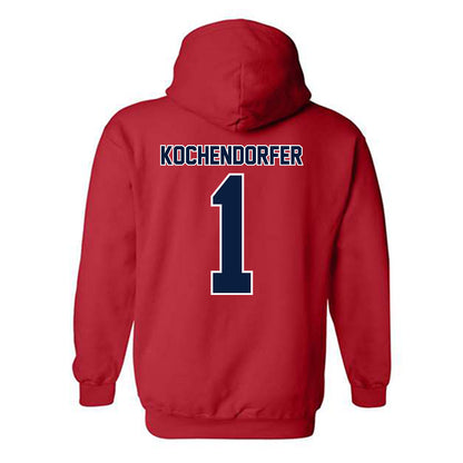 Robert Morris - NCAA Men's Ice Hockey : Croix Kochendorfer - Classic Shersey Hooded Sweatshirt-1