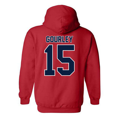 Robert Morris - NCAA Men's Ice Hockey : Connor Gourley - Classic Shersey Hooded Sweatshirt-1