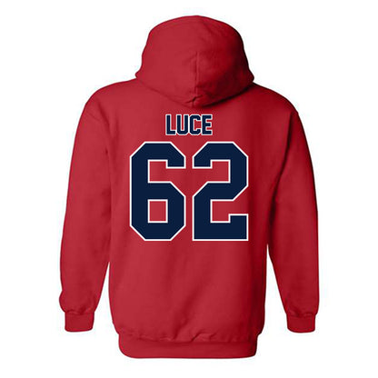 Robert Morris - NCAA Football : Vince Luce - Classic Shersey Hooded Sweatshirt-1