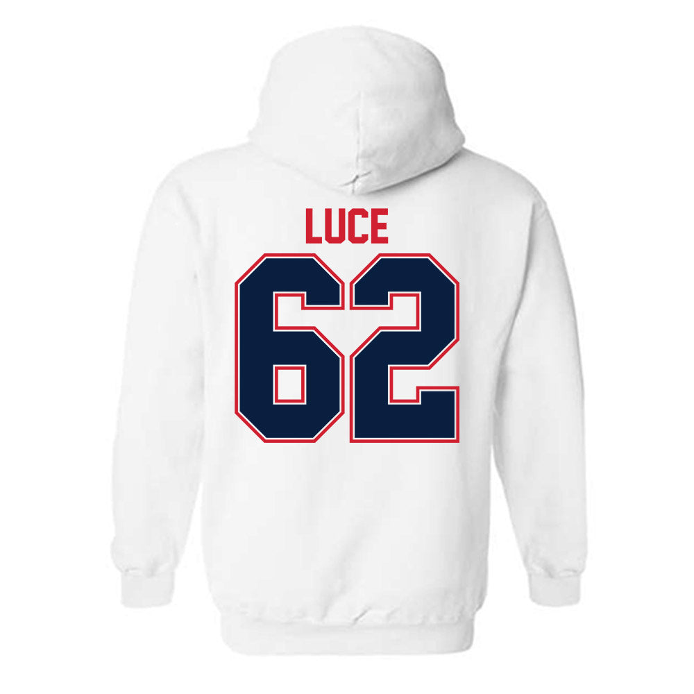 Robert Morris - NCAA Football : Vince Luce - Classic Shersey Hooded Sweatshirt-1