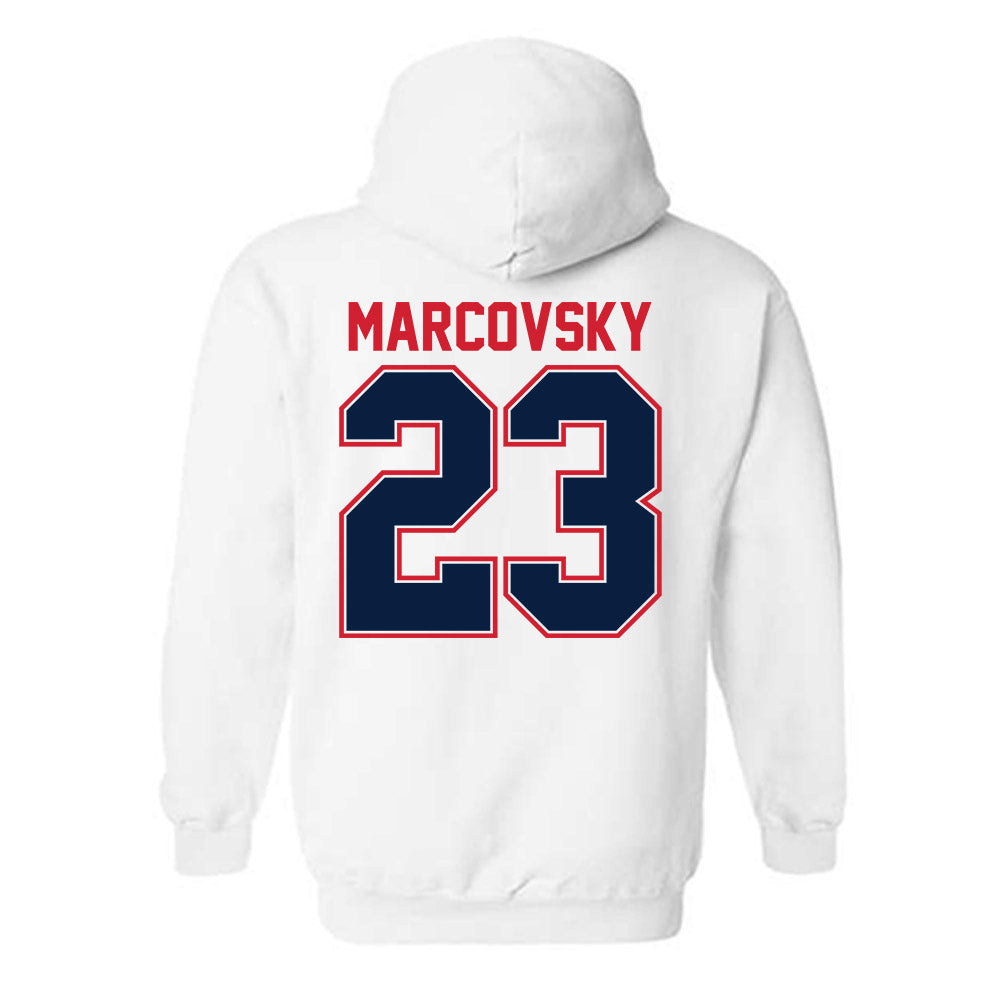 Robert Morris - NCAA Women's Ice Hockey : Ellie Marcovsky - Classic Shersey Hooded Sweatshirt-1
