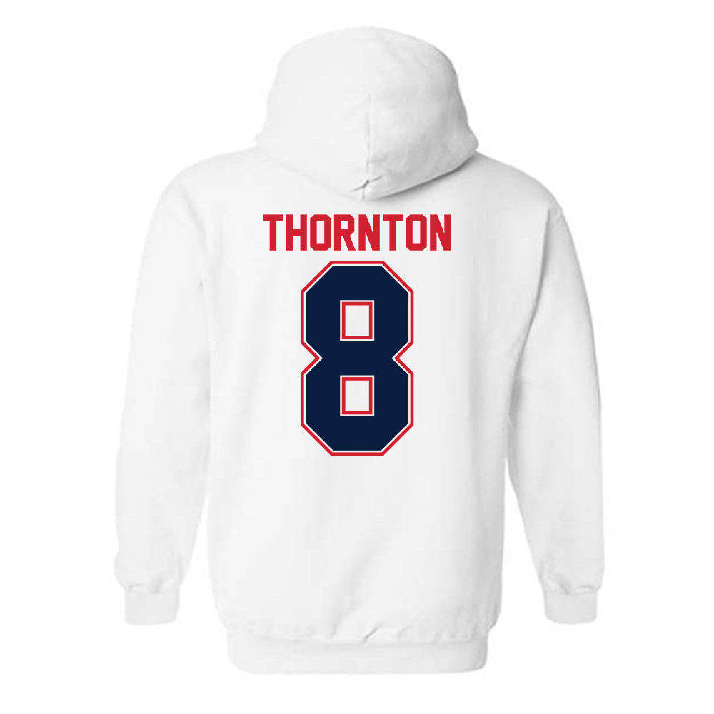 Robert Morris - NCAA Women's Ice Hockey : Hannah Thornton - Classic Shersey Hooded Sweatshirt-1