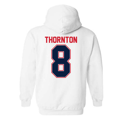 Robert Morris - NCAA Women's Ice Hockey : Hannah Thornton - Classic Shersey Hooded Sweatshirt-1