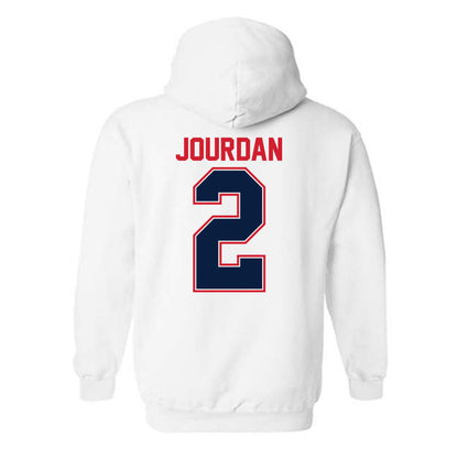 Robert Morris - NCAA Women's Volleyball : Jocelyn Jourdan - Classic Shersey Hooded Sweatshirt-1