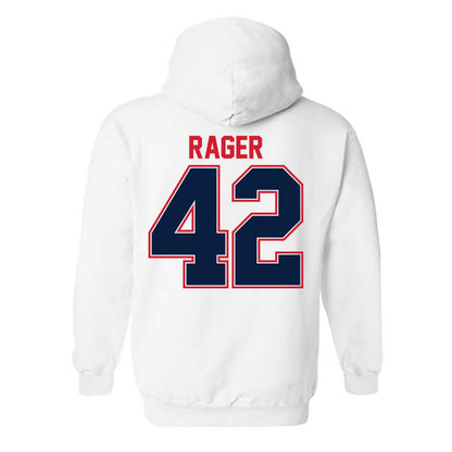 Robert Morris - NCAA Football : Carson Rager - Classic Shersey Hooded Sweatshirt-1