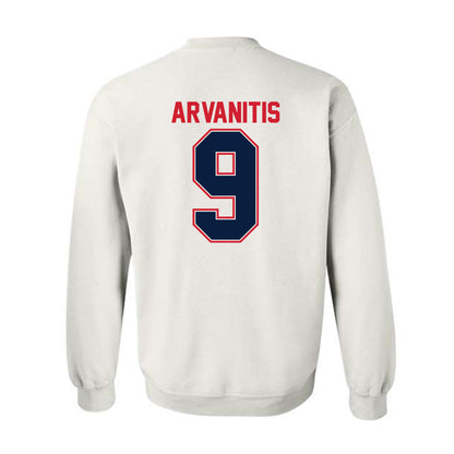 Robert Morris - NCAA Men's Basketball : Cyril Arvanitis - Classic Shersey Crewneck Sweatshirt-1
