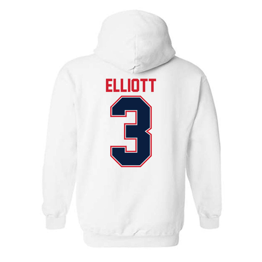 Robert Morris - NCAA Men's Ice Hockey : Dominic Elliott - Classic Shersey Hooded Sweatshirt-1