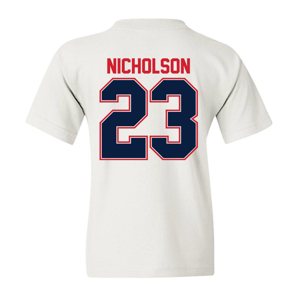 Robert Morris - NCAA Men's Ice Hockey : Zeke Nicholson - Classic Shersey Youth T-Shirt-1