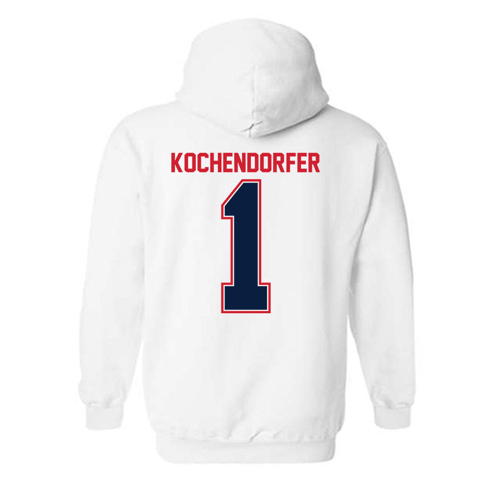 Robert Morris - NCAA Men's Ice Hockey : Croix Kochendorfer - Classic Shersey Hooded Sweatshirt-1