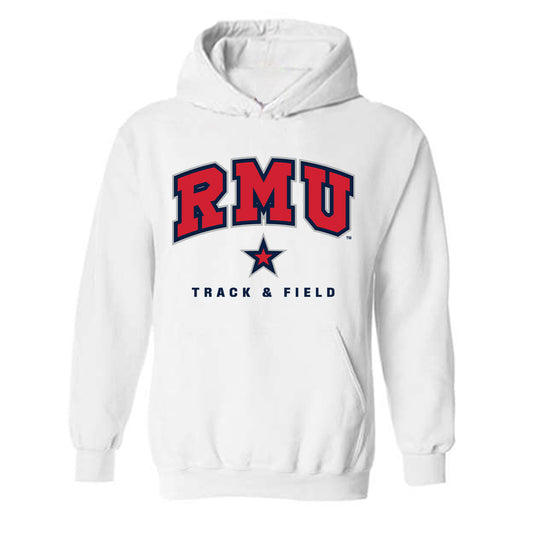 Robert Morris - NCAA Women's Track & Field : Ny'Asia Benton - Classic Shersey Hooded Sweatshirt-0