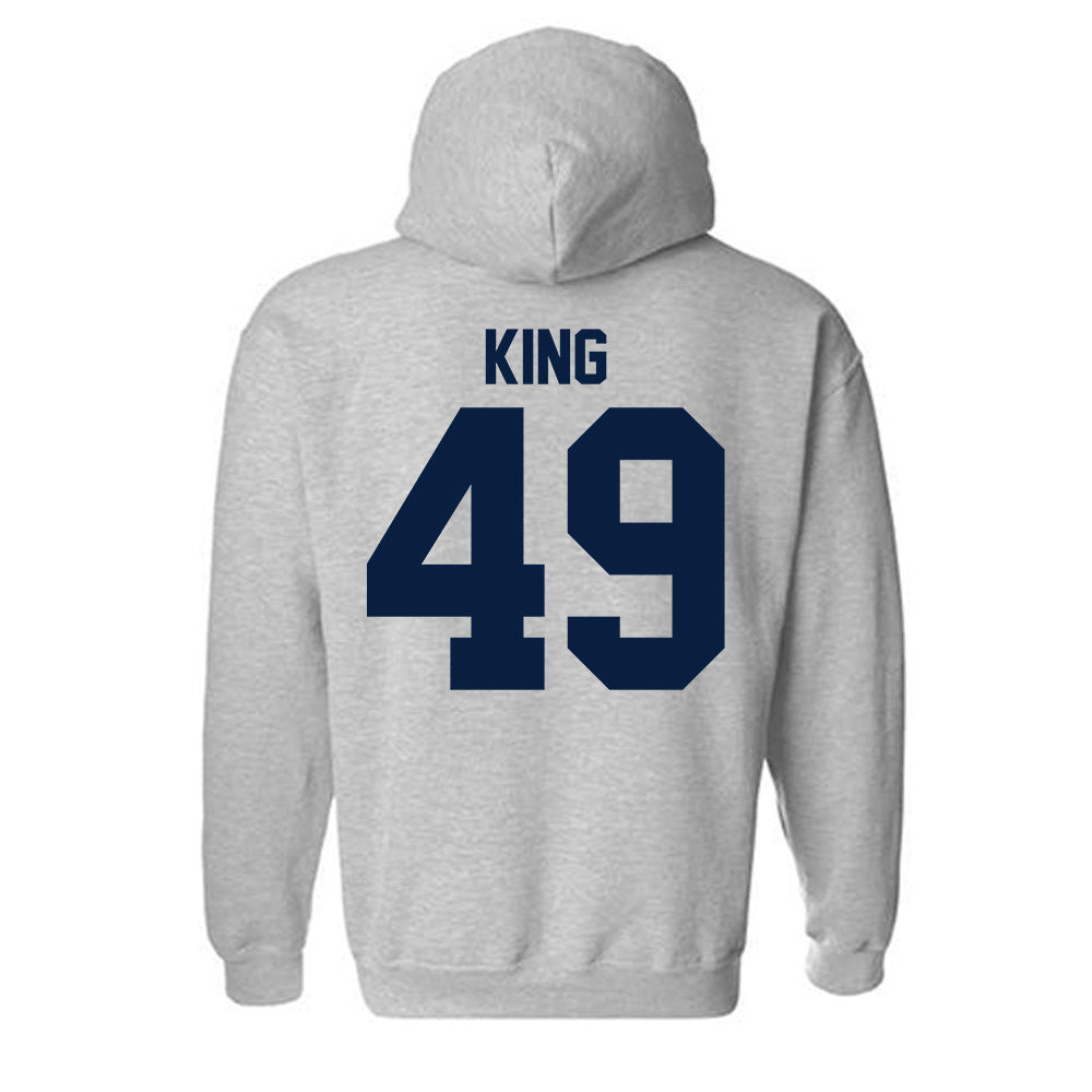 Robert Morris - NCAA Football : Logan King - Classic Shersey Hooded Sweatshirt-1