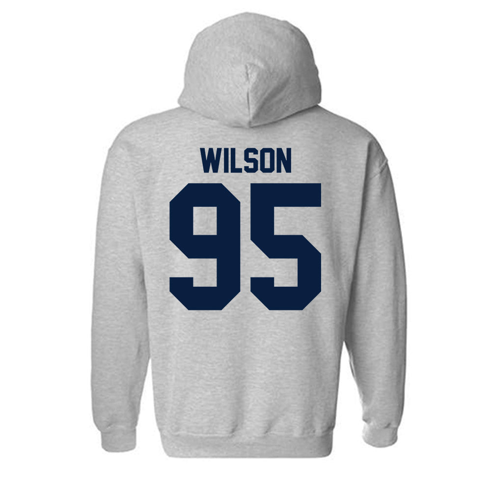 Robert Morris - NCAA Football : Asher Wilson - Classic Shersey Hooded Sweatshirt-1