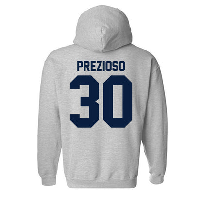 Robert Morris - NCAA Men's Lacrosse : Luke Prezioso - Classic Shersey Hooded Sweatshirt-1