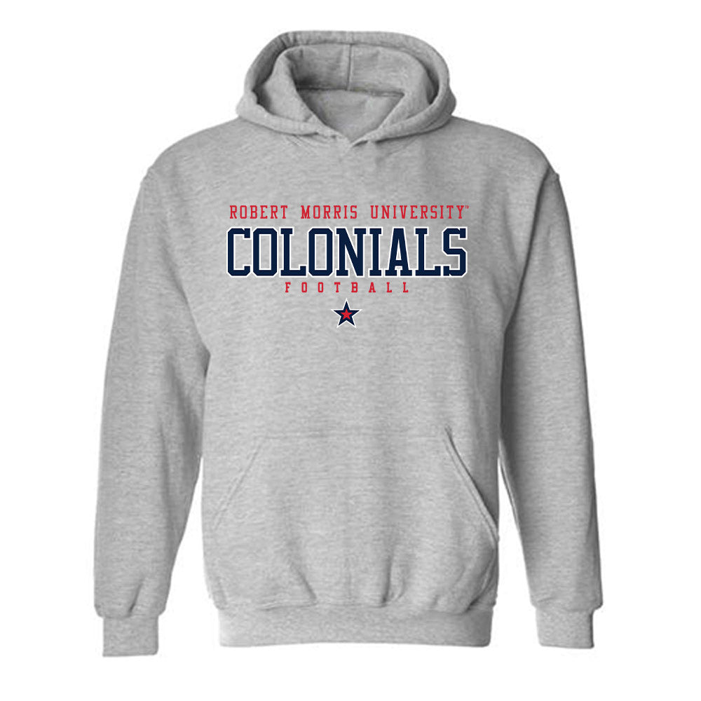 Robert Morris - NCAA Football : Okechukwu Egbuziem - Classic Shersey Hooded Sweatshirt-0