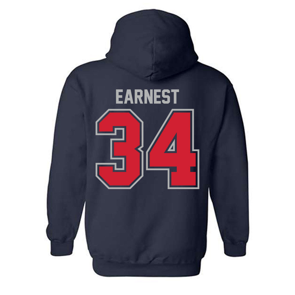 Robert Morris - NCAA Football : Steven Earnest - Classic Shersey Hooded Sweatshirt-1