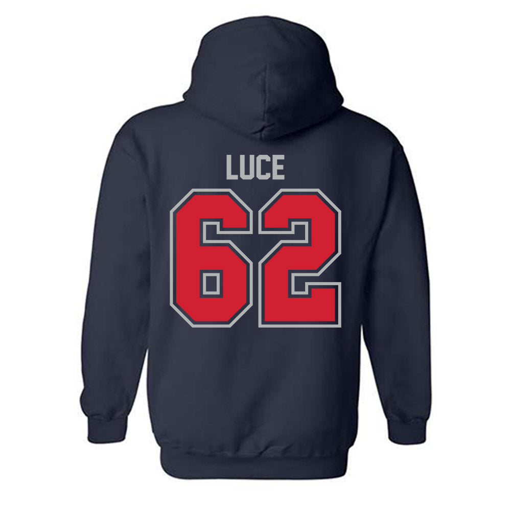 Robert Morris - NCAA Football : Vince Luce - Classic Shersey Hooded Sweatshirt-1