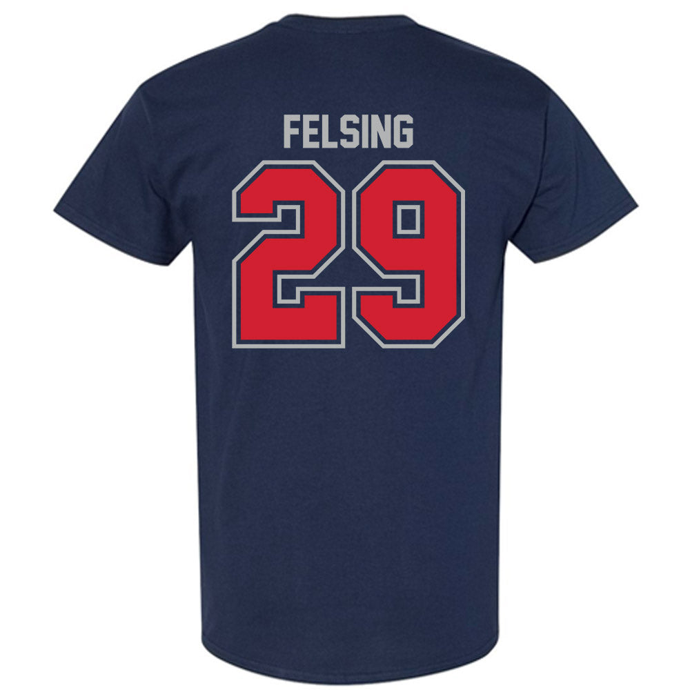 Robert Morris - NCAA Men's Ice Hockey : Michael Felsing - Classic Shersey T-Shirt-1