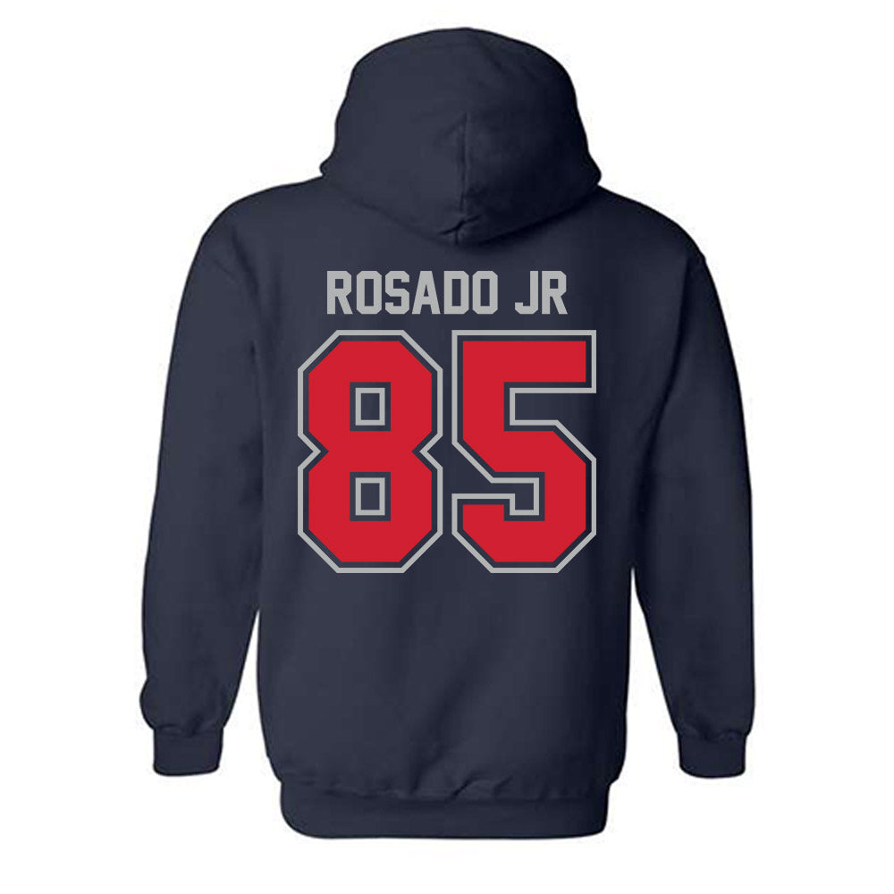 Robert Morris - NCAA Football : Justin Rosado Jr - Classic Shersey Hooded Sweatshirt-1