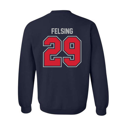 Robert Morris - NCAA Men's Ice Hockey : Michael Felsing - Classic Shersey Crewneck Sweatshirt-1