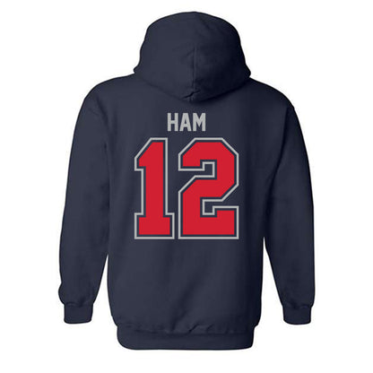 Robert Morris - NCAA Women's Ice Hockey : Ashlyn Ham - Classic Shersey Hooded Sweatshirt-1