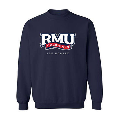 Robert Morris - NCAA Men's Ice Hockey : Connor Gourley - Classic Shersey Crewneck Sweatshirt-0