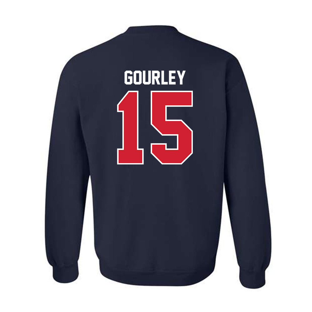 Robert Morris - NCAA Men's Ice Hockey : Connor Gourley - Classic Fashion Shersey Crewneck Sweatshirt-1