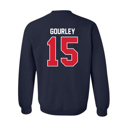 Robert Morris - NCAA Men's Ice Hockey : Connor Gourley - Classic Fashion Shersey Crewneck Sweatshirt-1
