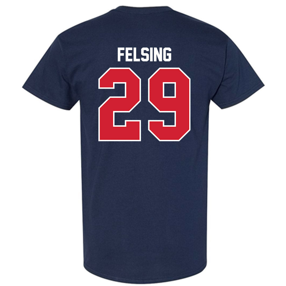 Robert Morris - NCAA Men's Ice Hockey : Michael Felsing - Classic Fashion Shersey T-Shirt-1