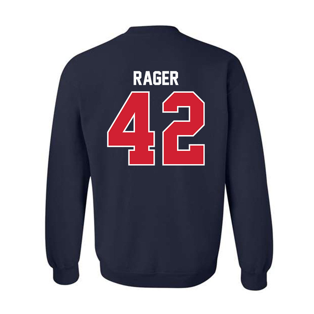 Robert Morris - NCAA Football : Carson Rager - Classic Fashion Shersey Crewneck Sweatshirt-1