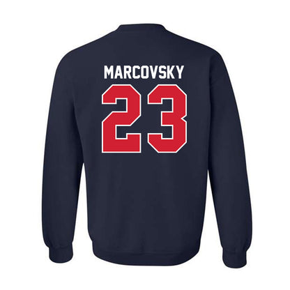 Robert Morris - NCAA Women's Ice Hockey : Ellie Marcovsky - Classic Fashion Shersey Crewneck Sweatshirt-1