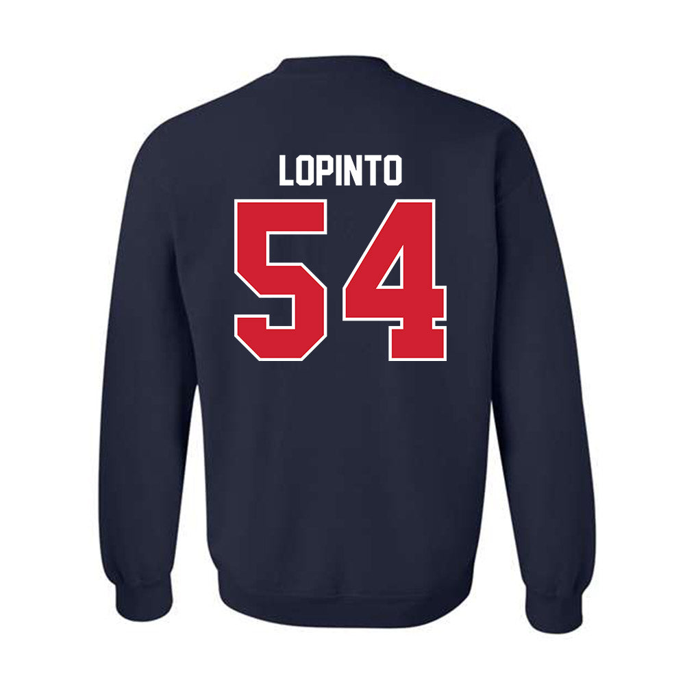 Robert Morris - NCAA Football : Jake Lopinto - Classic Fashion Shersey Crewneck Sweatshirt-1
