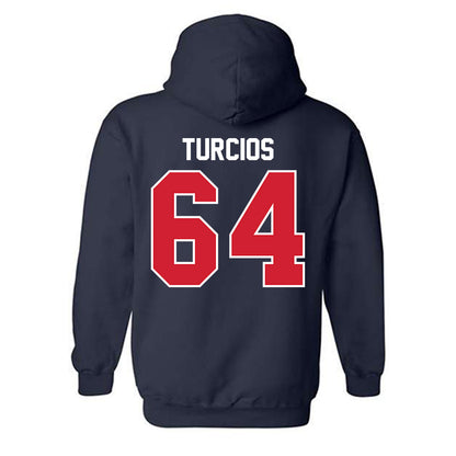 Robert Morris - NCAA Football : Diego Turcios - Classic Fashion Shersey Hooded Sweatshirt