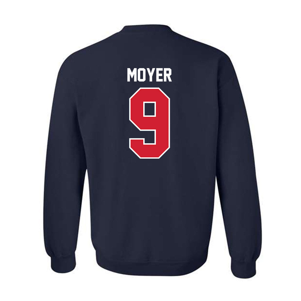 Robert Morris - NCAA Football : DJ Moyer - Classic Fashion Shersey Crewneck Sweatshirt