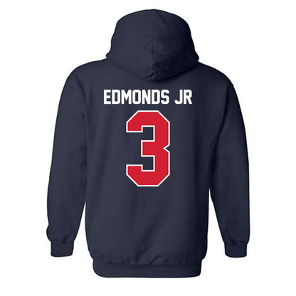 Robert Morris - NCAA Football : Tyvon Edmonds Jr - Classic Fashion Shersey Hooded Sweatshirt